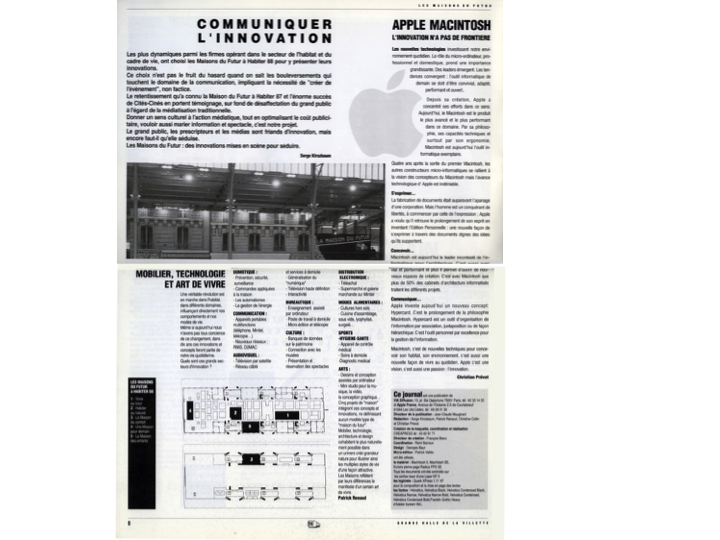 Les Maisons du Futur 1988 - Salon Habiter 88